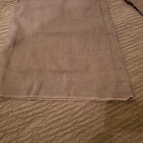 Theory linen pants, light gray, size 8 - Picture 3 of 5